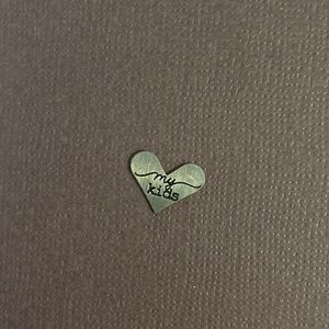 Origami Owl Plate | Mini Heart Locket